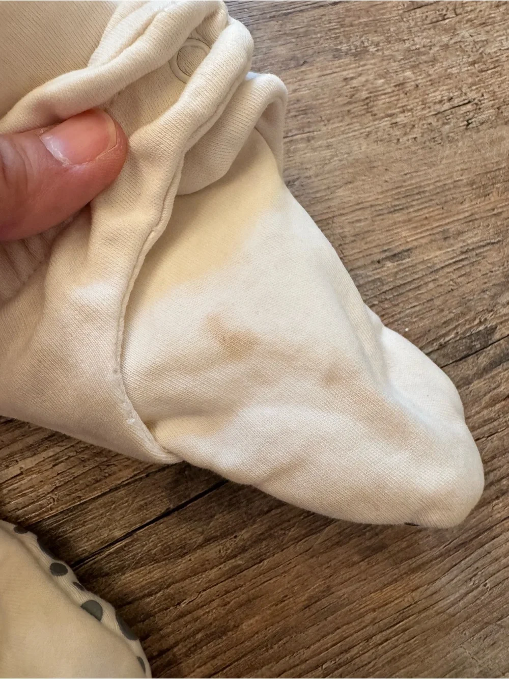 Zutano Cream Soft Baby Booties with Fold-Over Cuffs